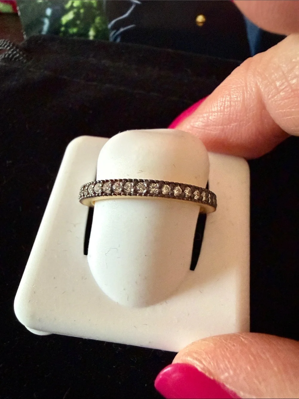 Freida Rothman Pavé Band Ring in Sterling Sulver